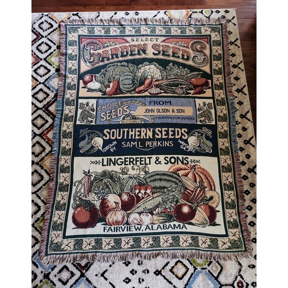 None Wall Decor Goodwin Weavers Throw Blanket Tapestry Woven